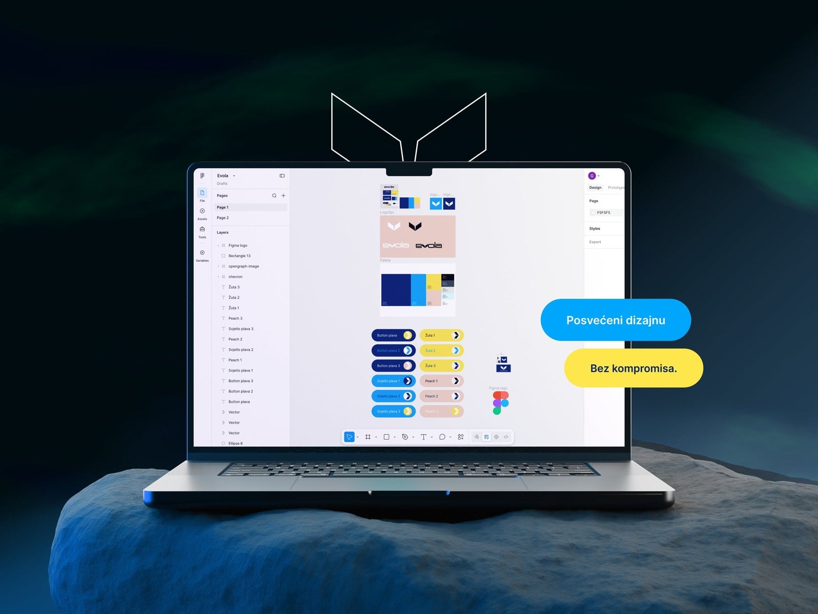 Design in progress: the Evola workflow